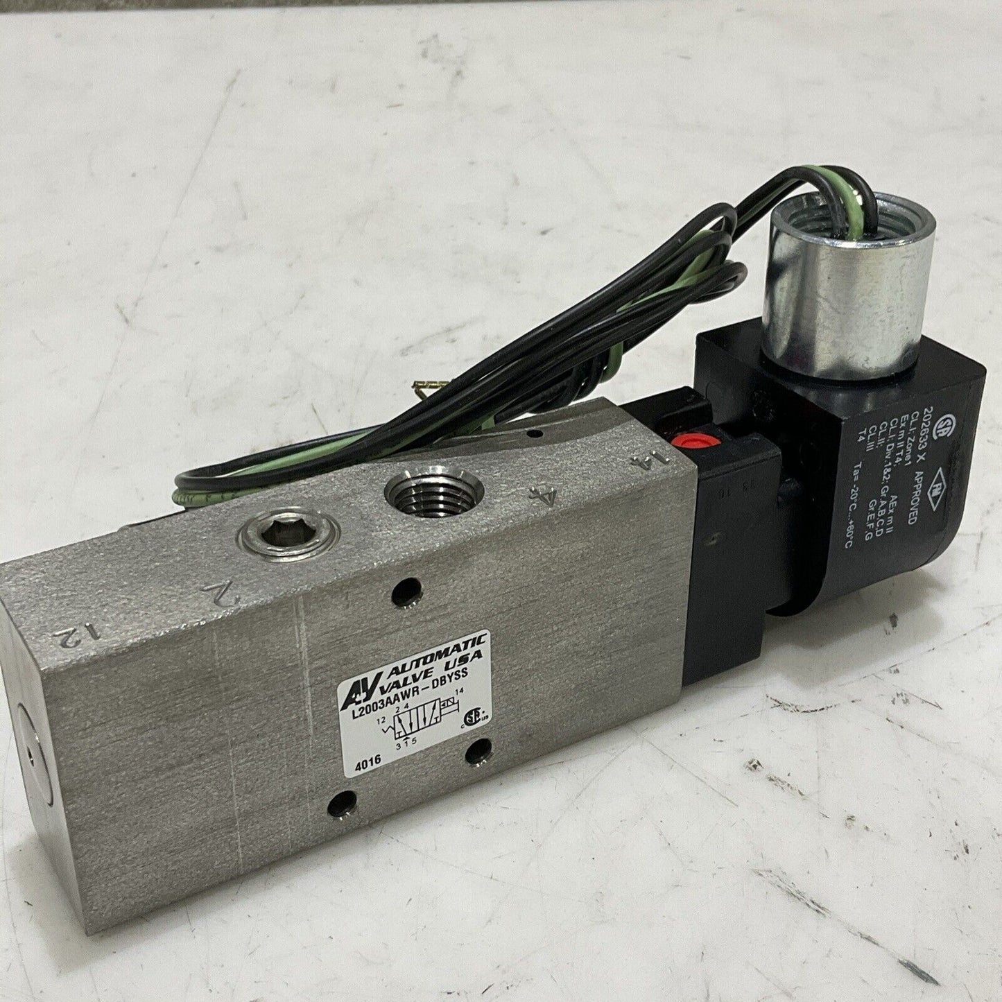 AUTOMATIC VALVE L2003AAWR-DBYSS 7019-9DBY COMPACT SPOOL SOLENOID VALVE P7P