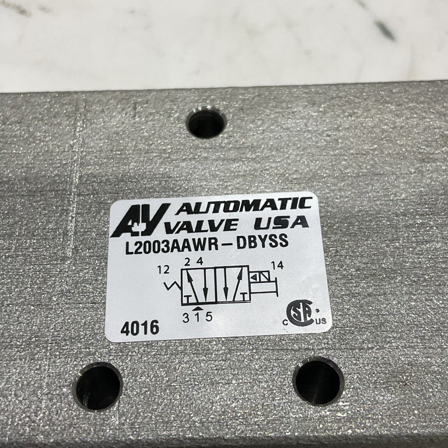 AUTOMATIC VALVE L2003AAWR-DBYSS 7019-9DBY COMPACT SPOOL SOLENOID VALVE P7P