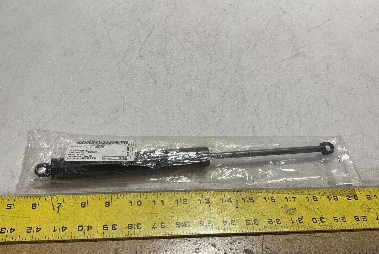 STABILUS STAB-0-SHOC 008816 063/20B3 HYDRAULIC DAMPER U3S
