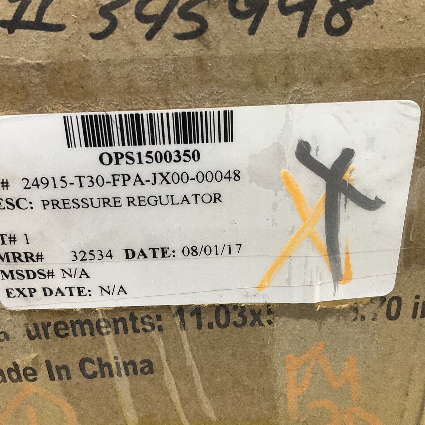 FAIRCHILD 63252NKG PNEUMATIC FILTER REGULATOR 63 300 PSIG 21 BAR 2100 KPA P7P