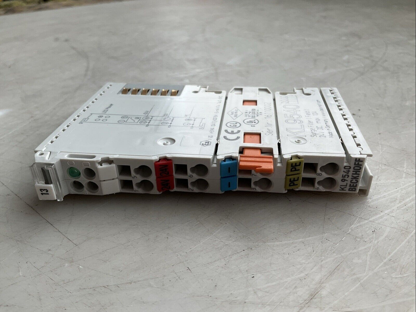 BECKHOFF KL9540 SYSTEM TERMINAL MODULE 24VDC 10A