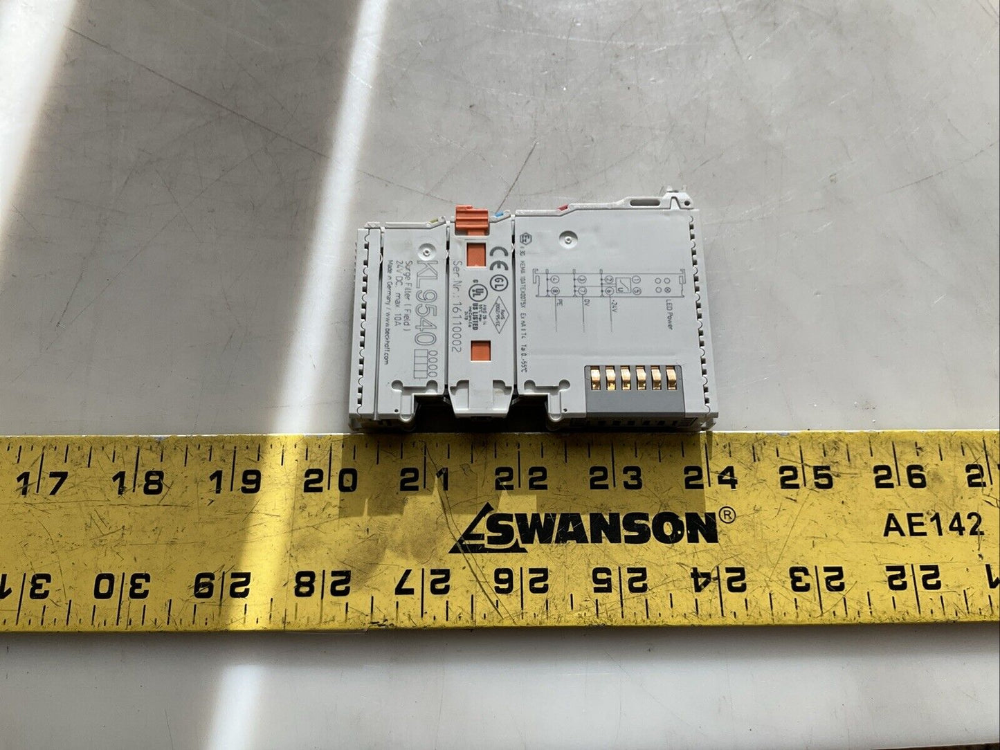 BECKHOFF KL9540 SYSTEM TERMINAL MODULE 24VDC 10A