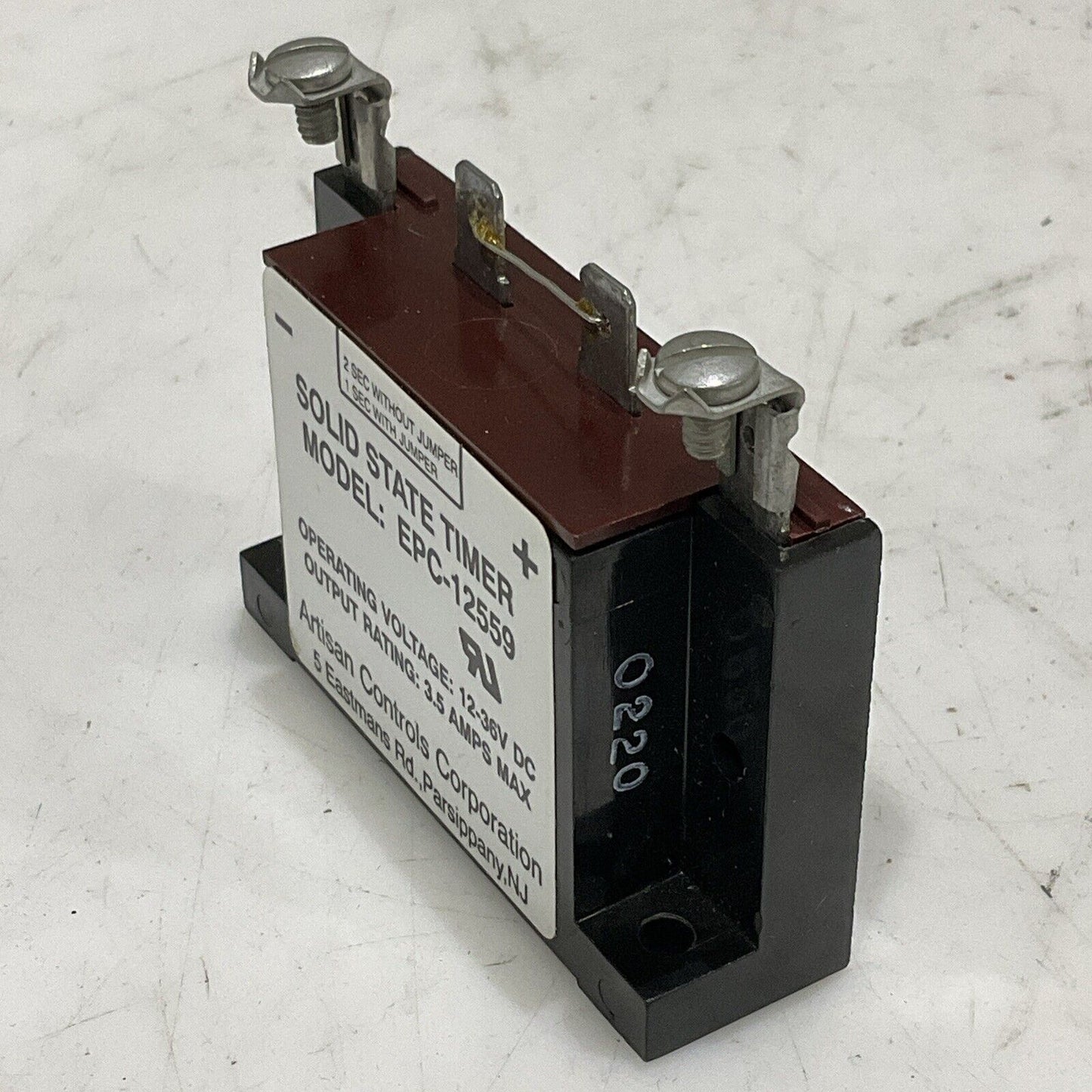 ARTISAN CONTROLS CORPORATION EPC-12559 SOLID STATE TIMER 12-36V DC 3.5A P7P
