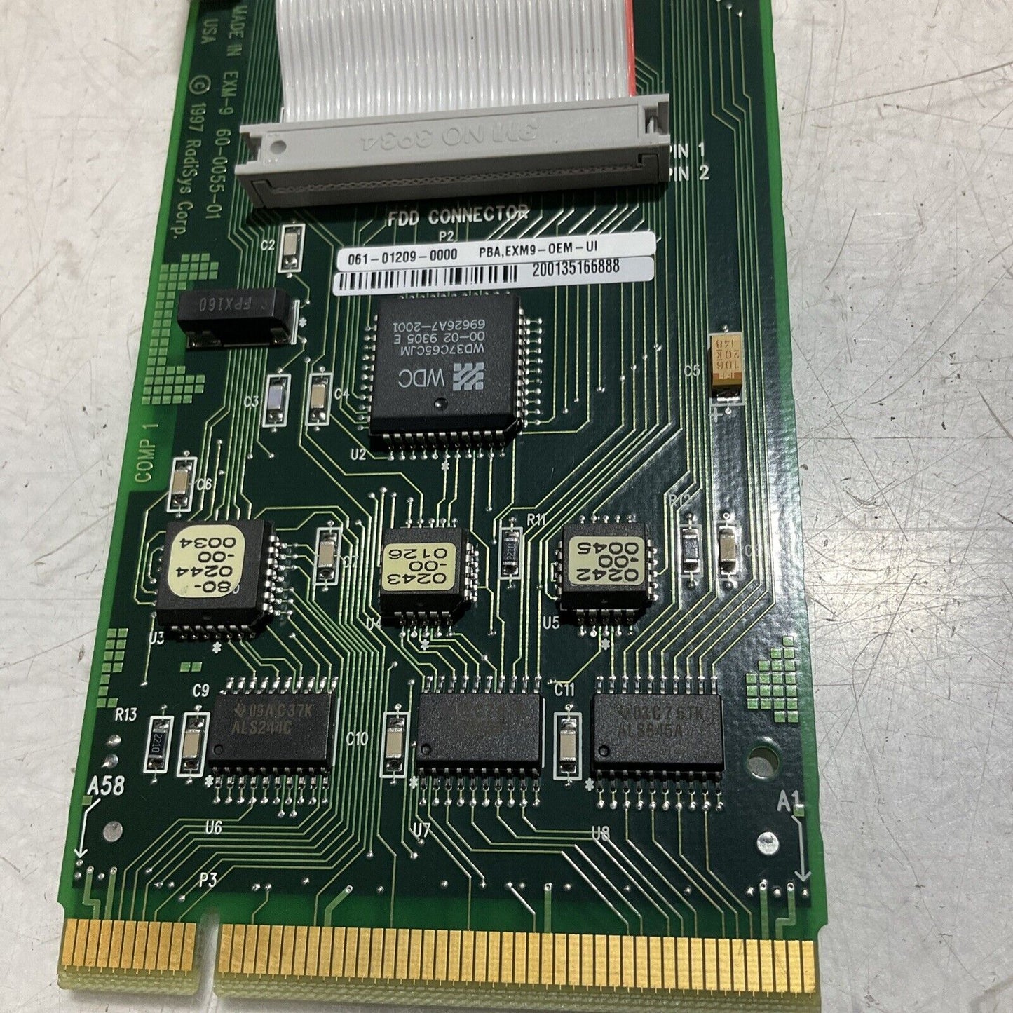 RADISYS CORP EXM-9 IDE DISK CTRL CONTROL CIRCUIT BOARD U3S