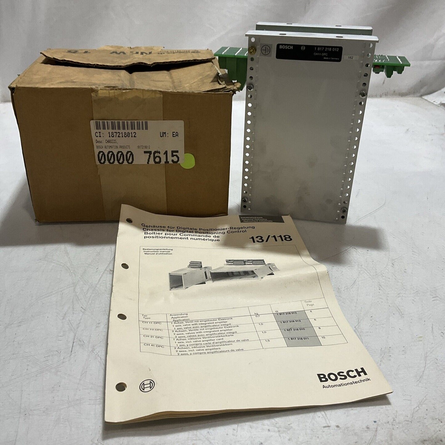BOSCH 1817218012 DPC AXIS CHASSIS RACK U3S