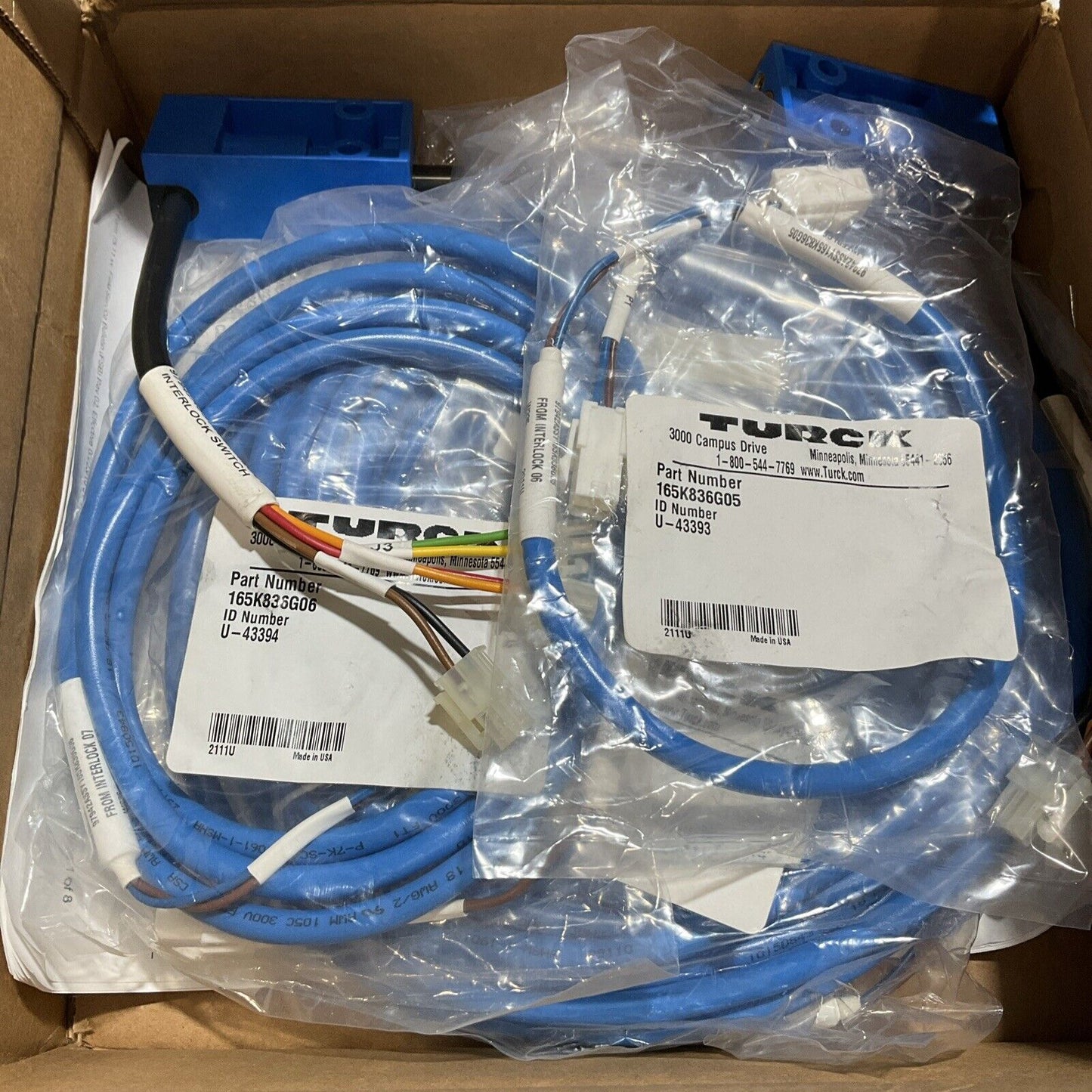TURCK U-43392 165K836G04 CABLE ASSEMBLY WITH INTERLOCK SWITCH U3S