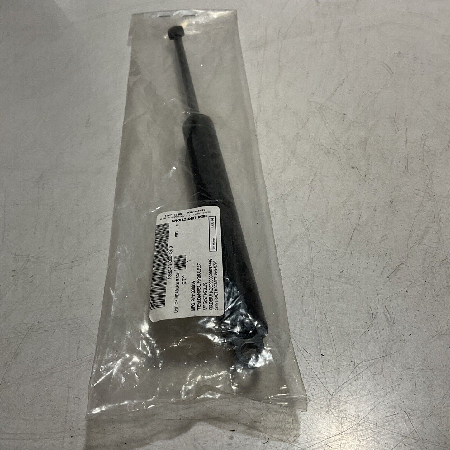 STABILUS STAB-O-SCHOC 008816 0000N 186/21B3 HYDRAULIC DAMPER LOT OF 4 U3S