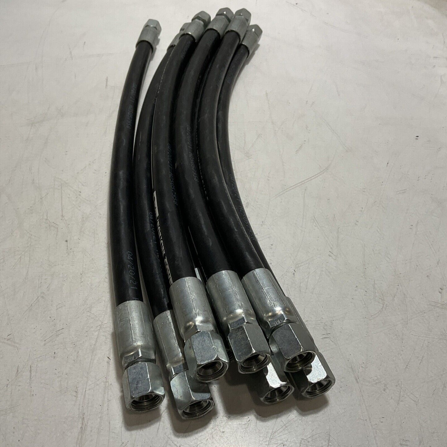 PARKER 471TC-8 WP29,7 4250 PSI MSHA IC 40/26 HYDRAULIC HOSE LOT OF 8 U3S