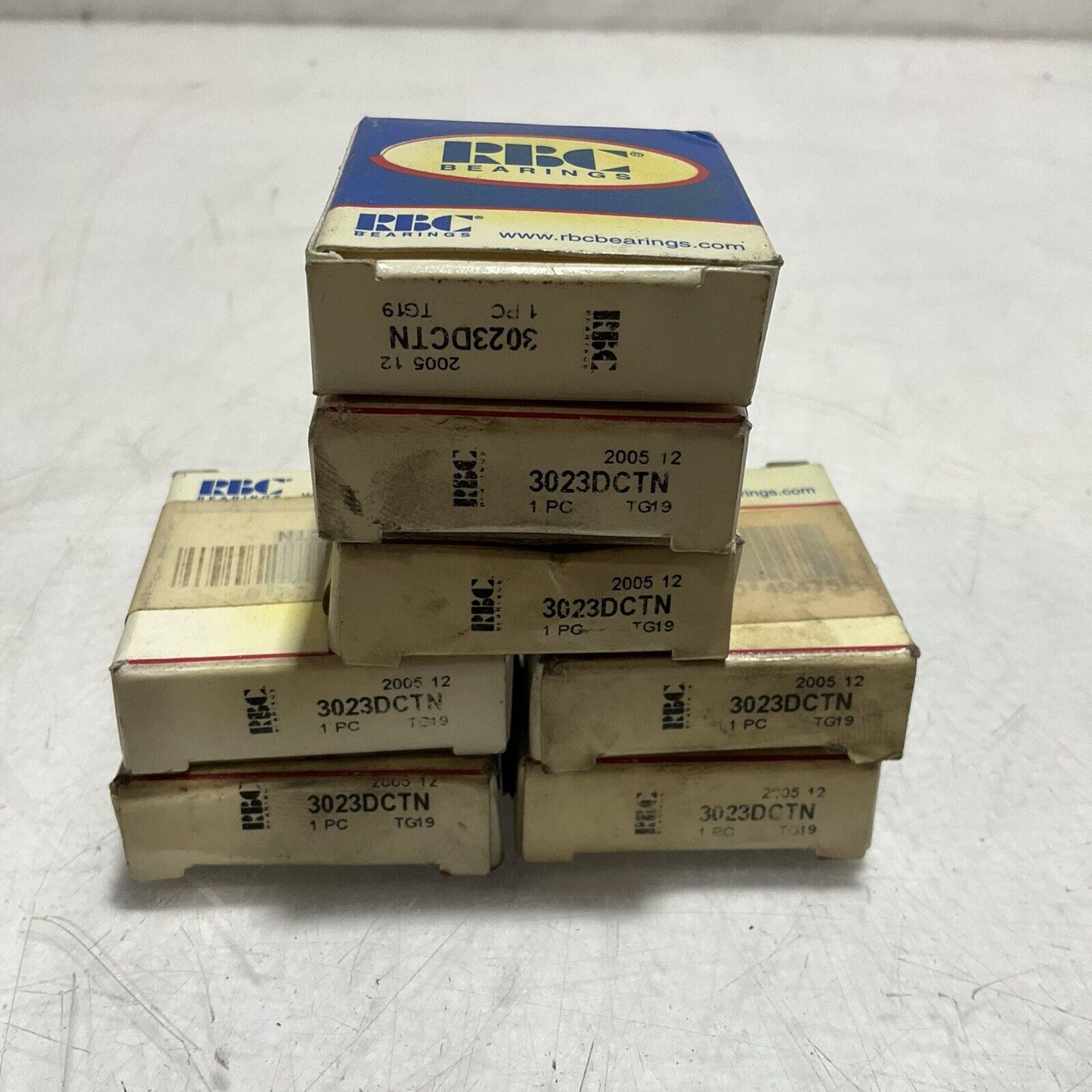RBC BEARINGS 3023DCTN NICE DEEP GROOCE BALL BEARING 678 LOT OF 8 U3S