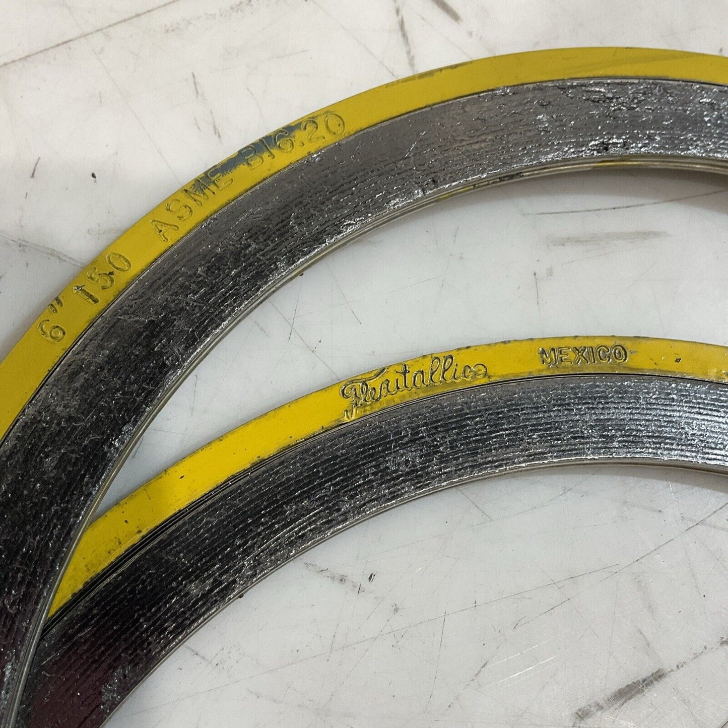 FLEXITALLIC ASME B16.20 6” 150 SPIRAL WOUND METAL GASKET LOT OF 2 U3S