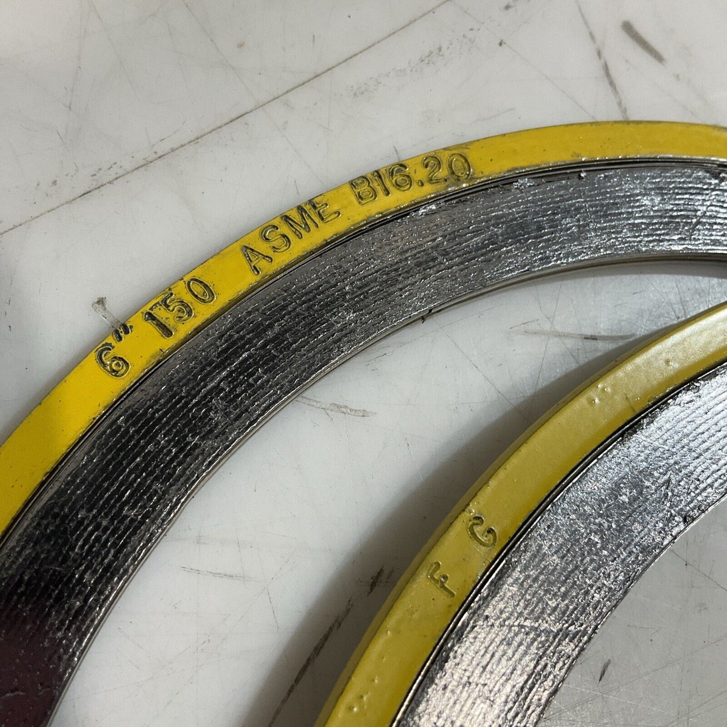FLEXITALLIC ASME B16.20 6” 150 SPIRAL WOUND METAL GASKET LOT OF 2 U3S