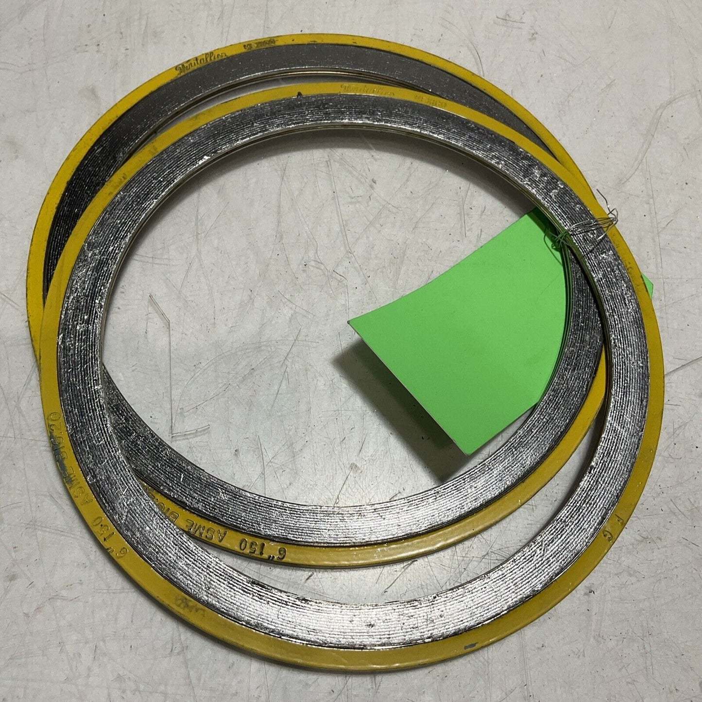 FLEXITALLIC ASME B16.20 6” 150 SPIRAL WOUND METAL GASKET LOT OF 2 U3S