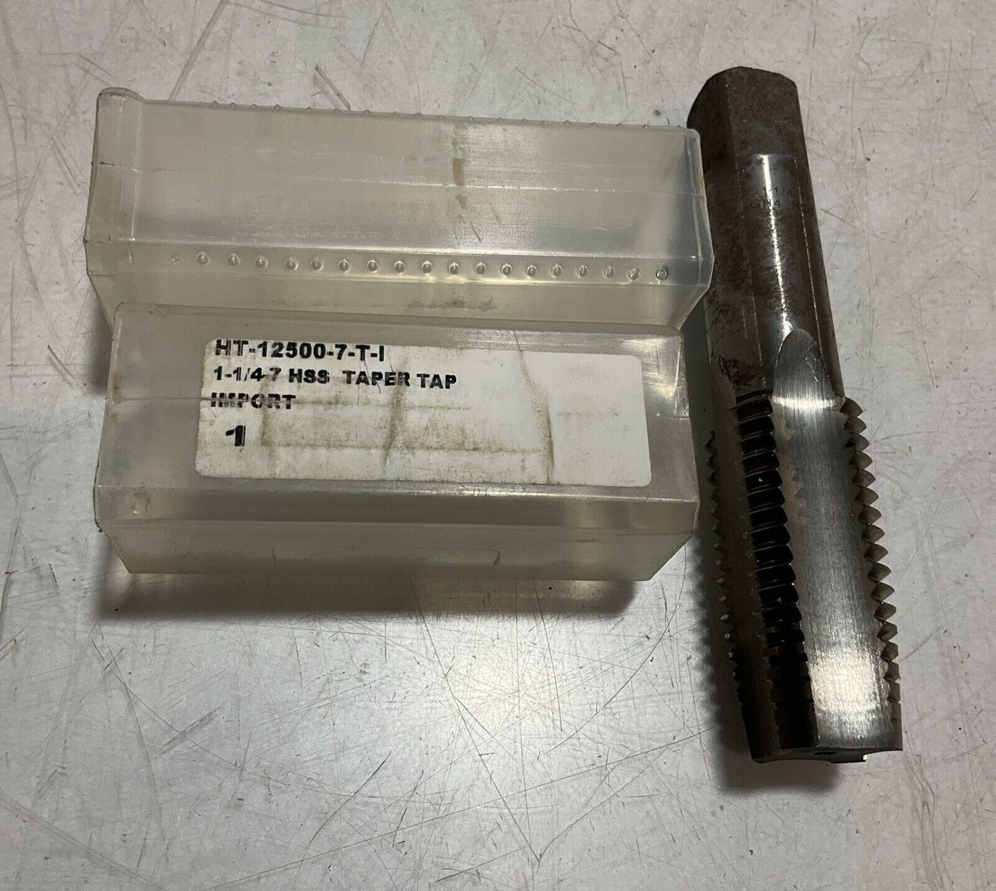 QUALTECH HT-12500-7-T-I UNC HSS 1-1/4-7 GH4HSS TAPER TAP IMPORT 222