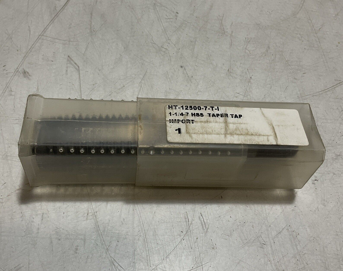 QUALTECH HT-12500-7-T-I UNC HSS 1-1/4-7 GH4HSS TAPER TAP IMPORT 222