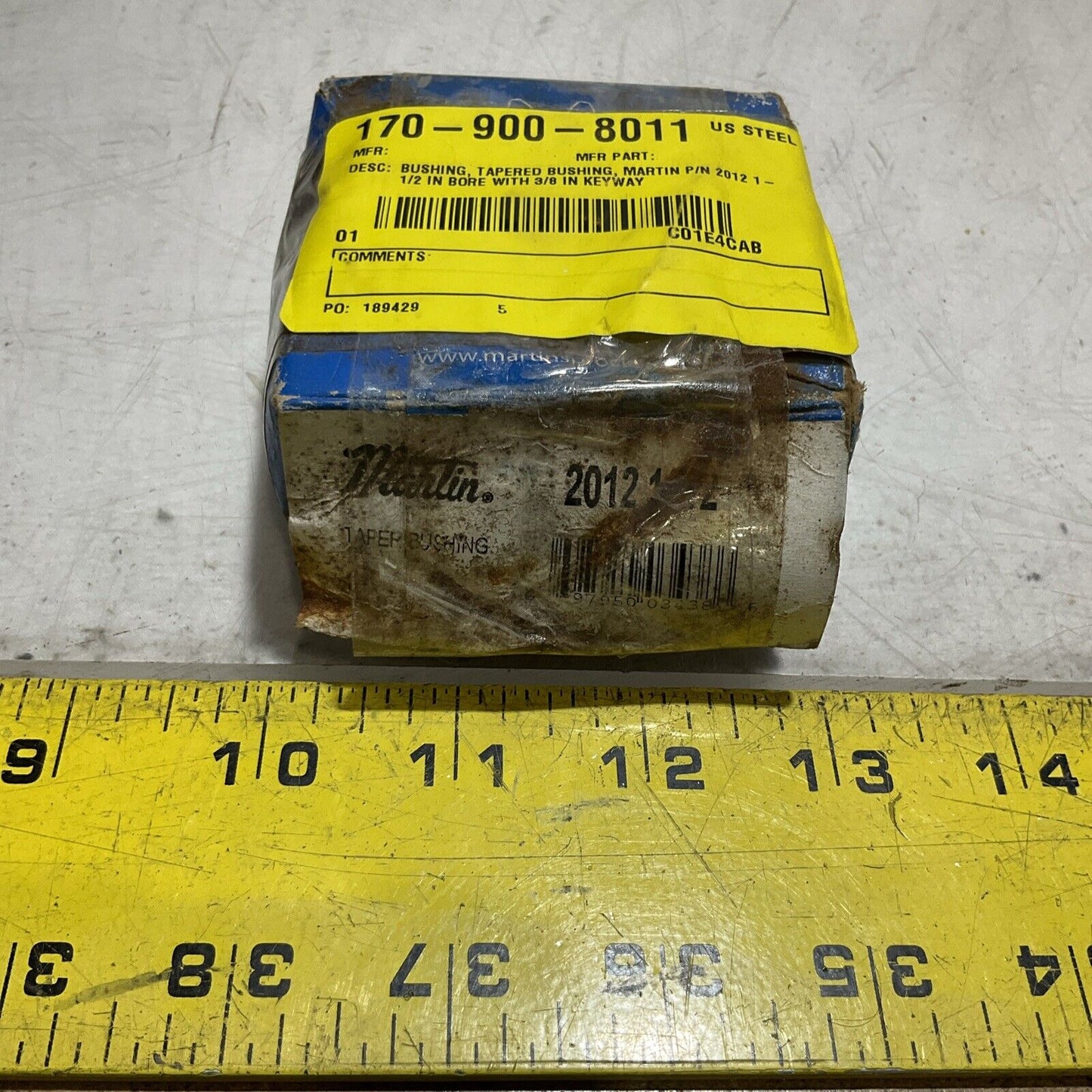 MARTIN 2012 1 1/2 BUSHING TAPER 222