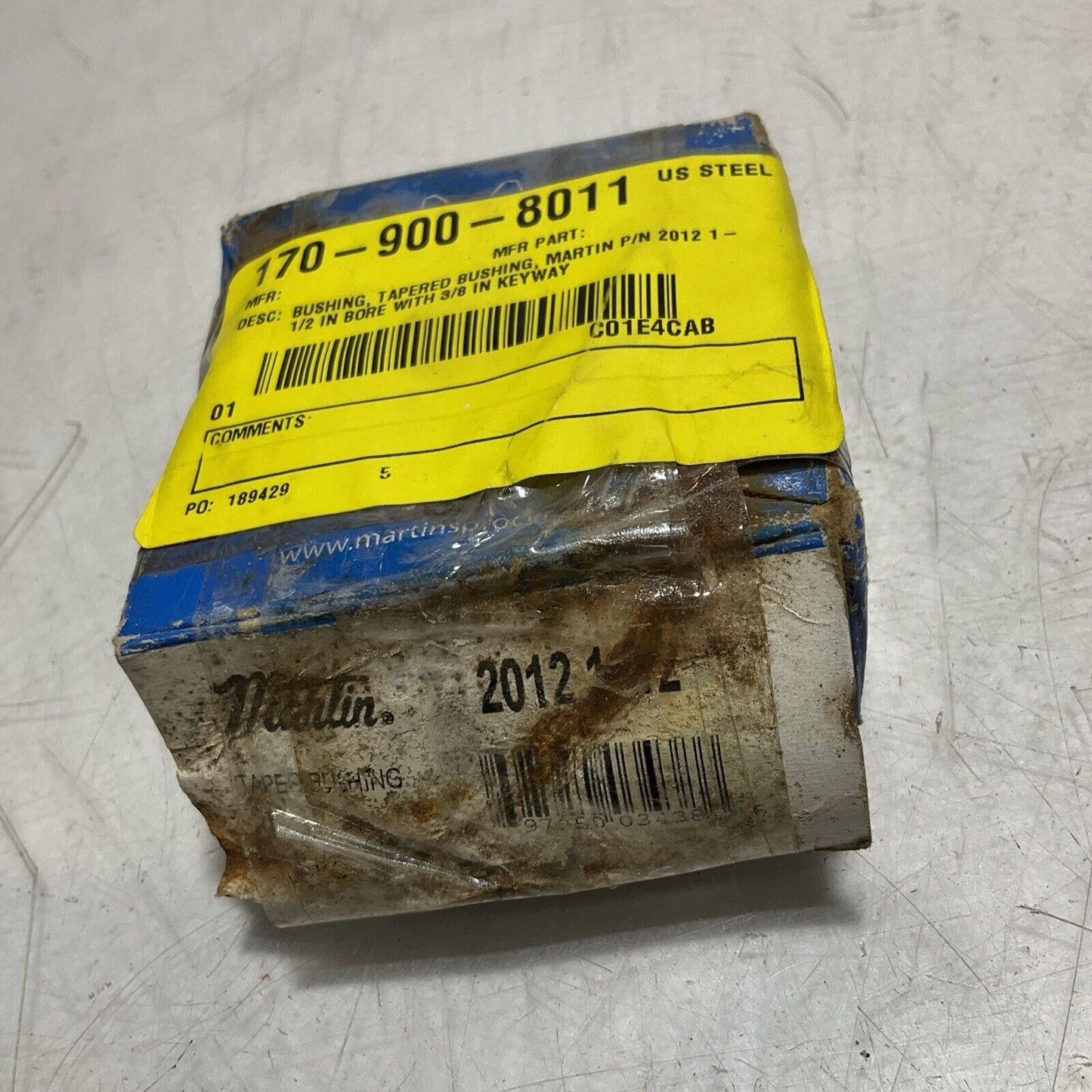 MARTIN 2012 1 1/2 BUSHING TAPER 222
