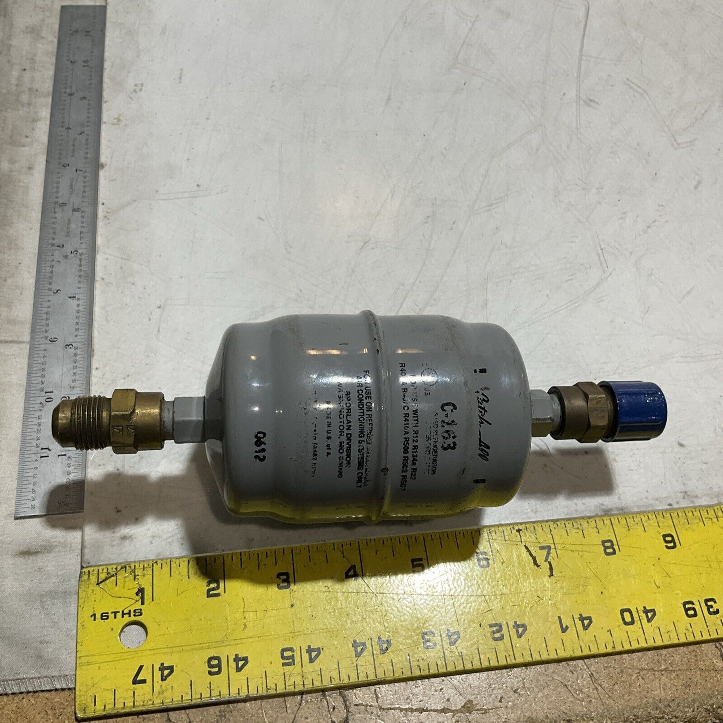 SPORLAN C-163 3/8 ODF CATCH ALL FILTER DRIER U3S