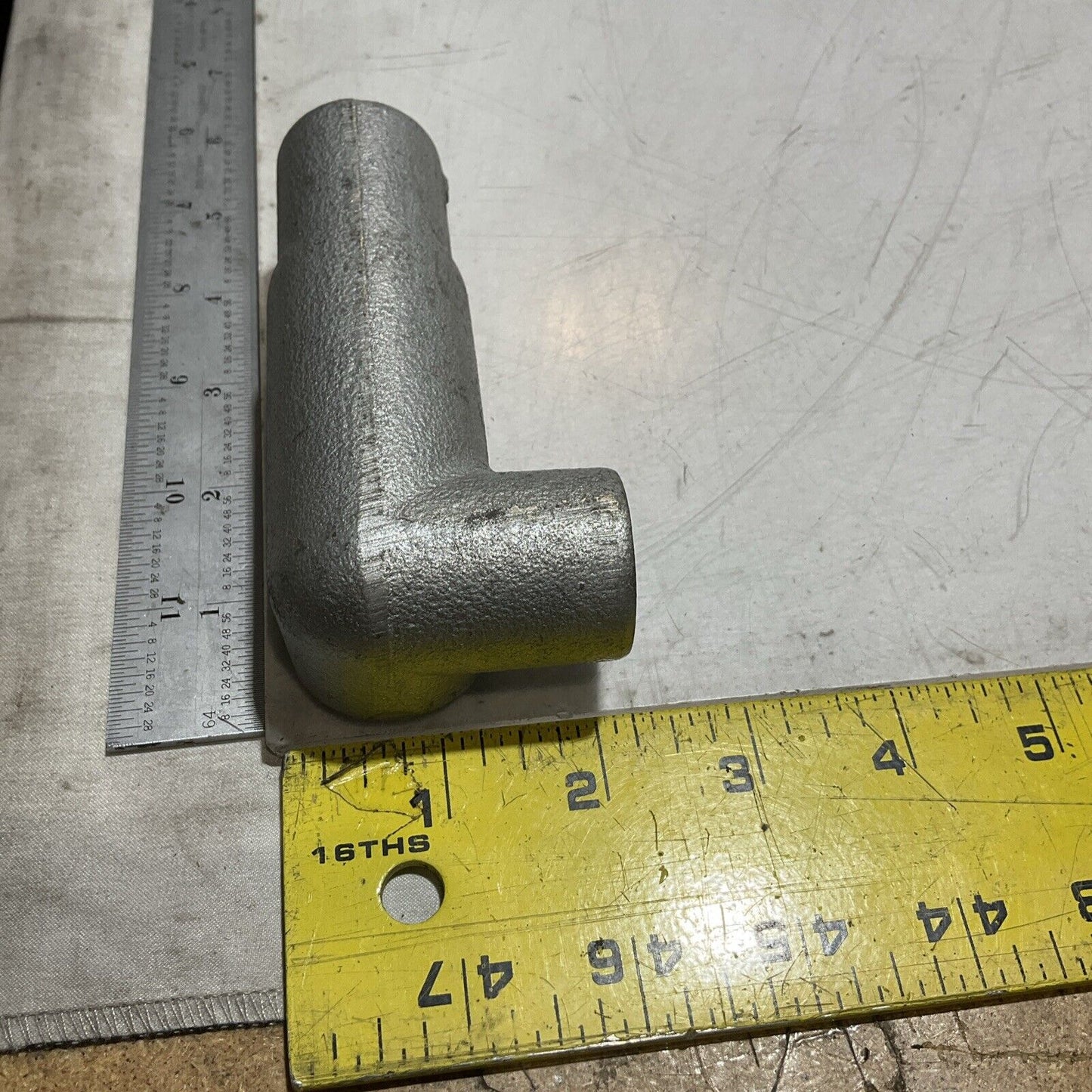 CROUSE HINDS 1/2 LL17 W/ APPLETON FM7 1/2 16 170 COVER 4.0 CUT LOT OF 6 222