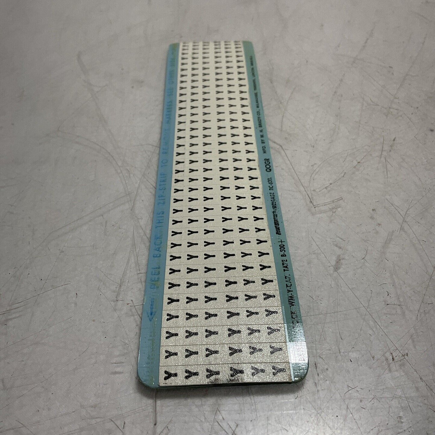 BRADY INDUSTRIAL PRODUCTS DIVISION WIRE MARKERS 25 CARDS 222