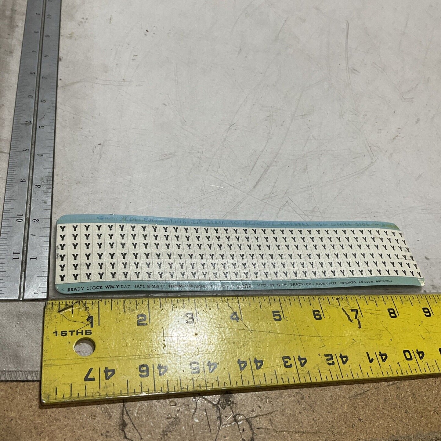 BRADY INDUSTRIAL PRODUCTS DIVISION WIRE MARKERS 25 CARDS 222