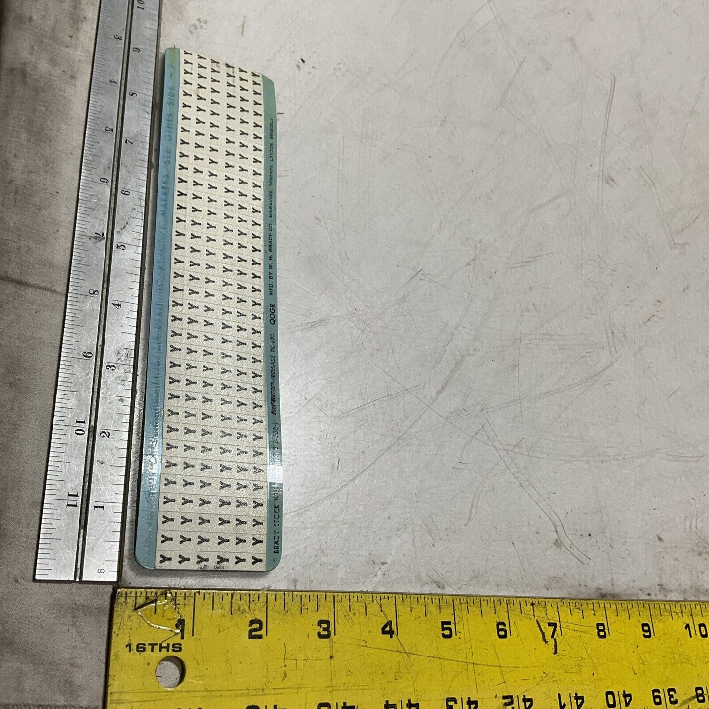 BRADY INDUSTRIAL PRODUCTS DIVISION WIRE MARKERS 25 CARDS 222