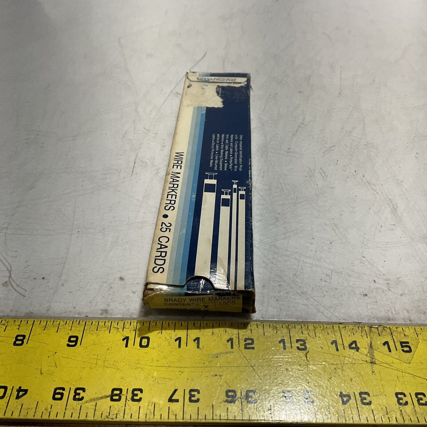 BRADY INDUSTRIAL PRODUCTS DIVISION WIRE MARKERS 25 CARDS 222