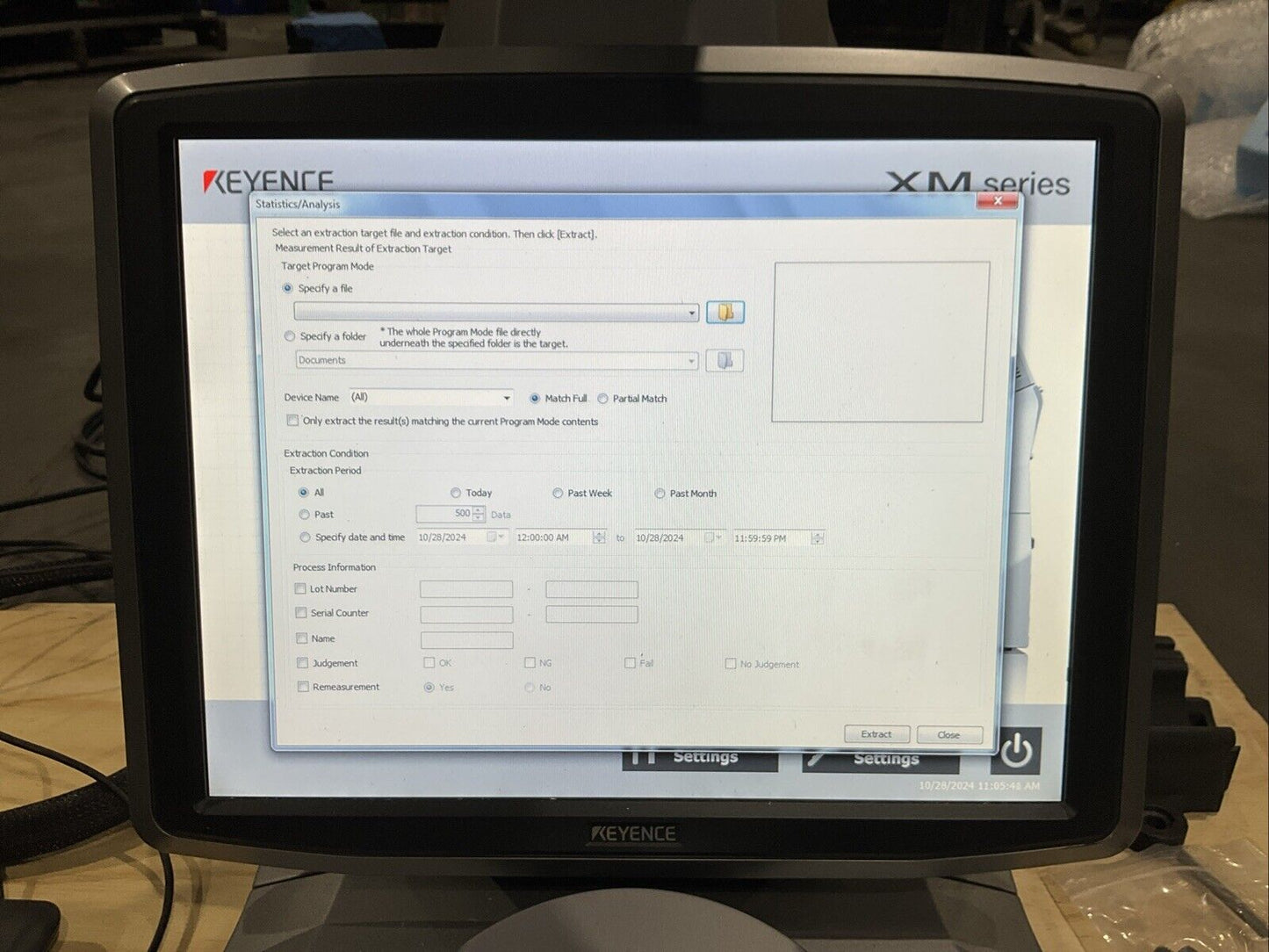 KEYENCE XM-M1200 COORDINATE MEASURING SYSTEM W/ XM-P1000 PROBE