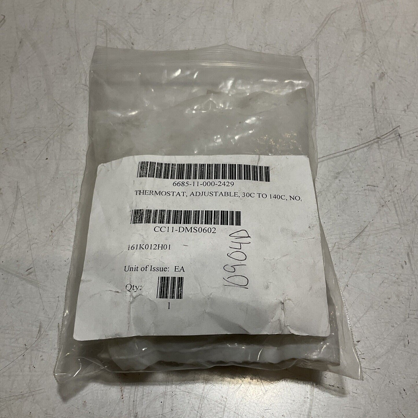 HARTING 09140012763 THERMOSTAT ADJUSTABLE 140C 600V LOT OF 2 U3S