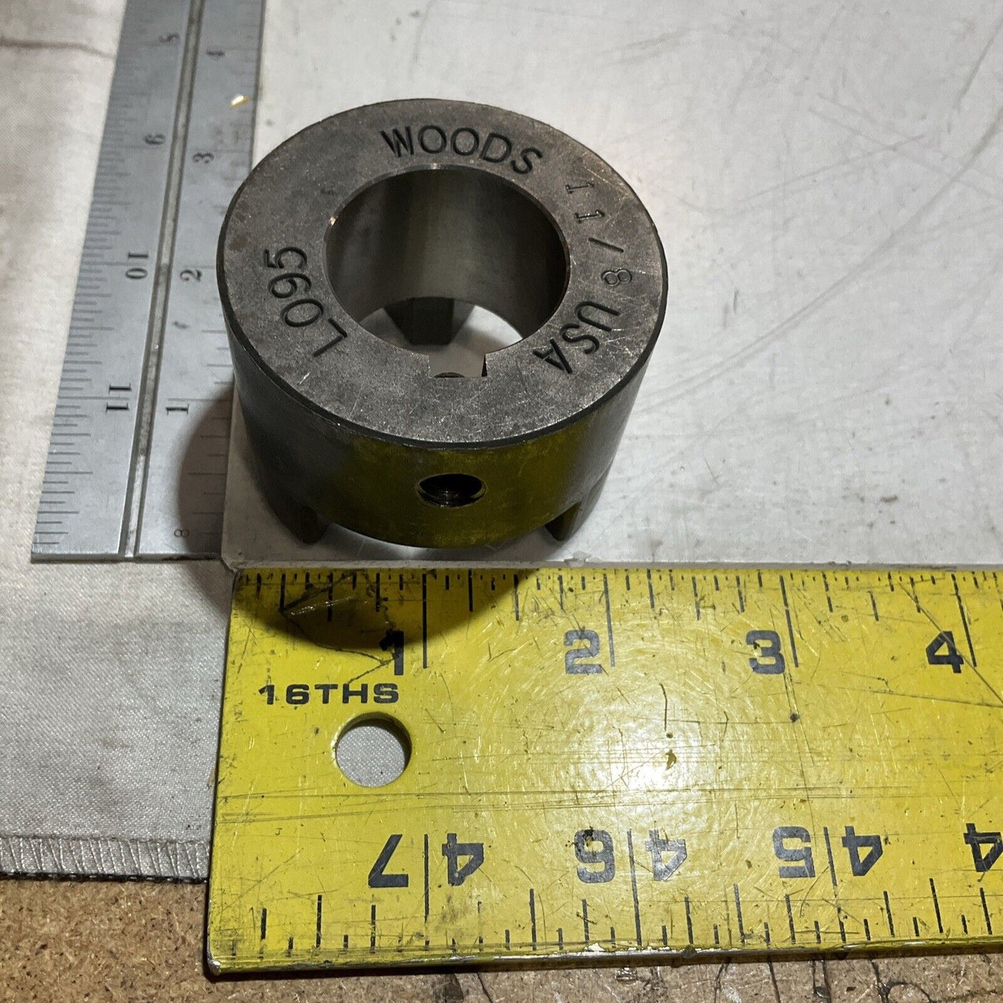 TB WOODS L095118 SHAFT JAW COUPLING KEYWAY-HUB 222-U3S