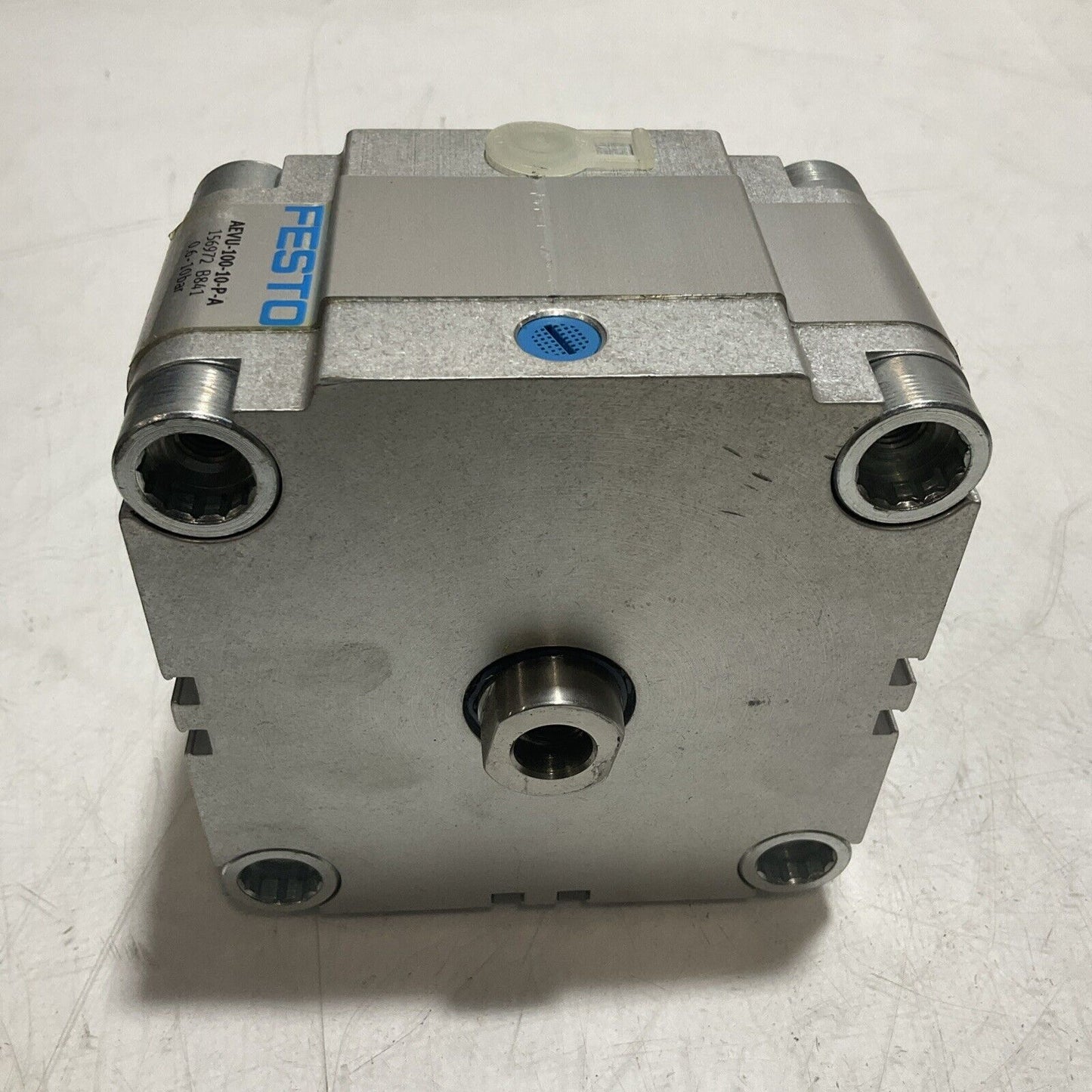 FESTO AEVU-100-10-P-A PNEUMATIC COMPACT AIR CYLINDER C2H