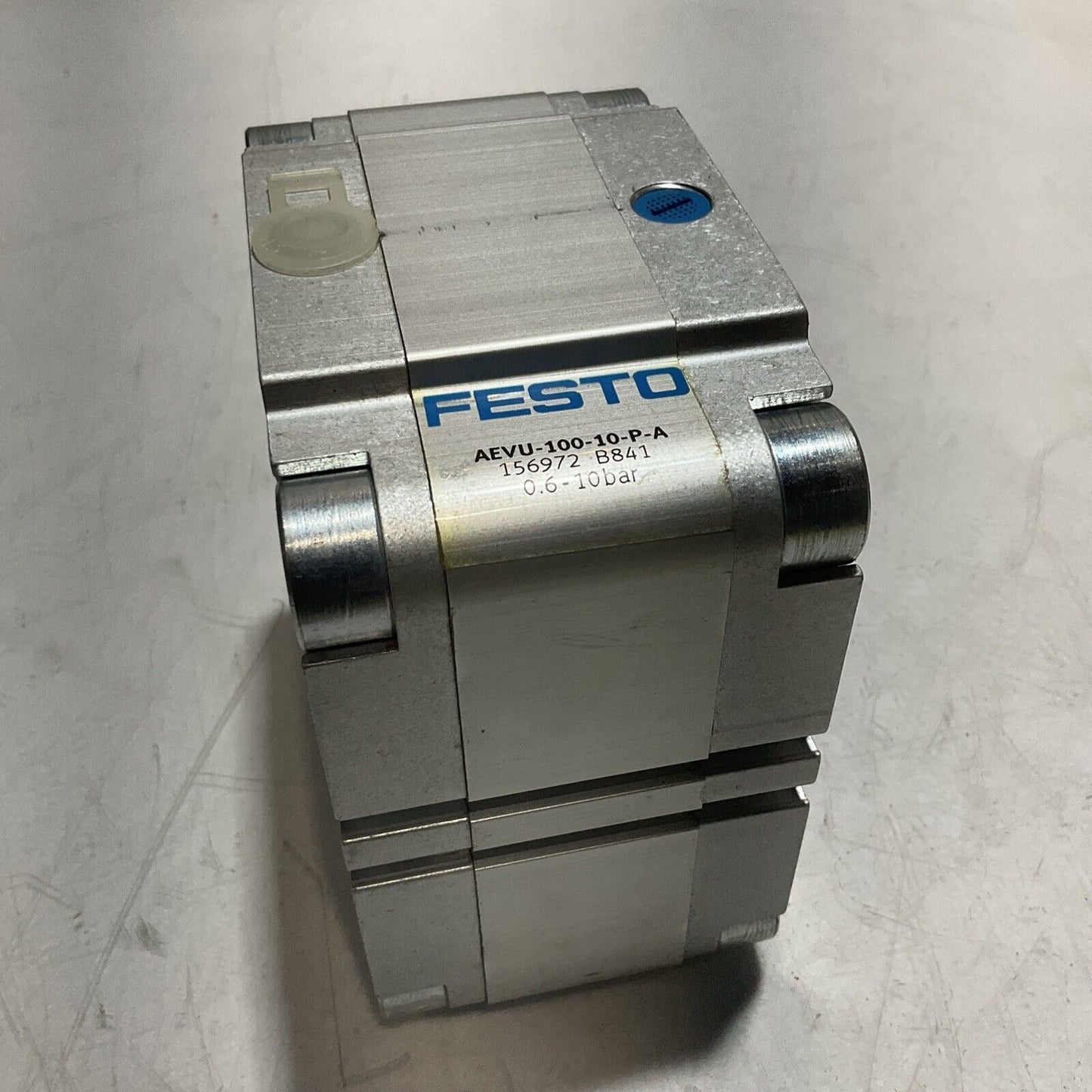 FESTO AEVU-100-10-P-A PNEUMATIC COMPACT AIR CYLINDER C2H