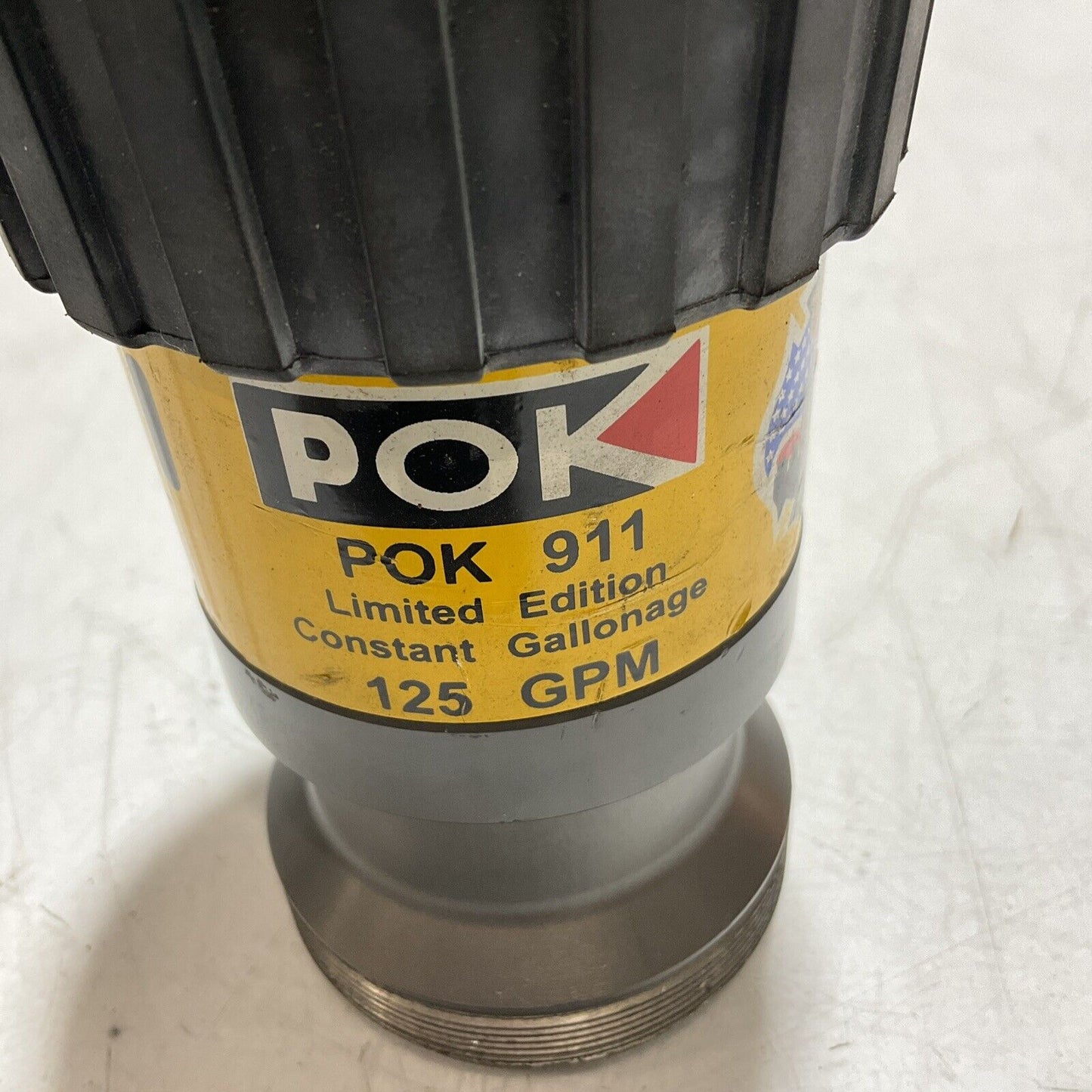 POK 911 FIRE NOZZLE LIMITED CONTACTS 125GPM EDITION GALLONAGE FLUSH VALVE U3S