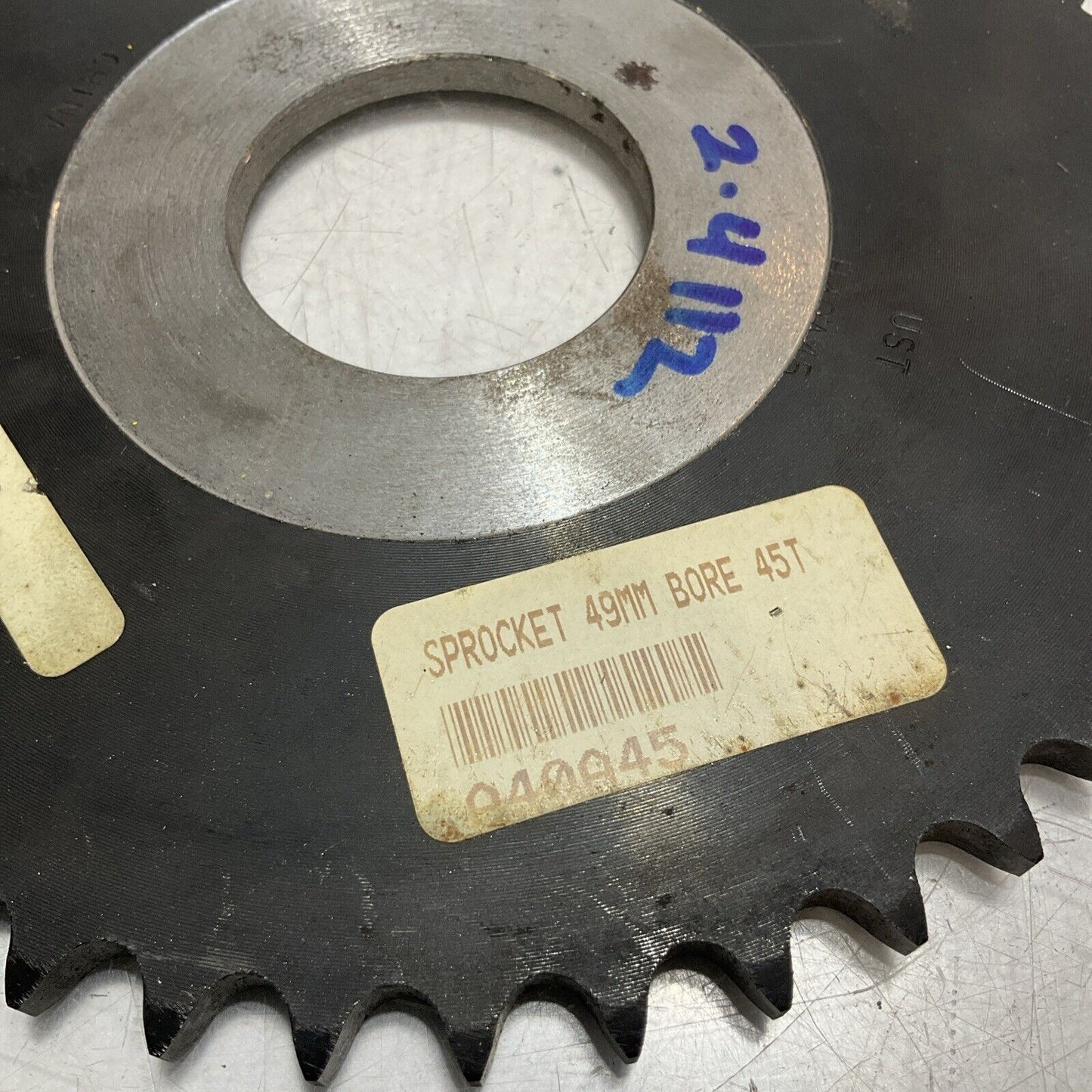 TSUBAKI H40A45 PLAIN BORE TYPE A SINGLE PITCH ROLLER CHAIN SPROCKET QTY2 U3S