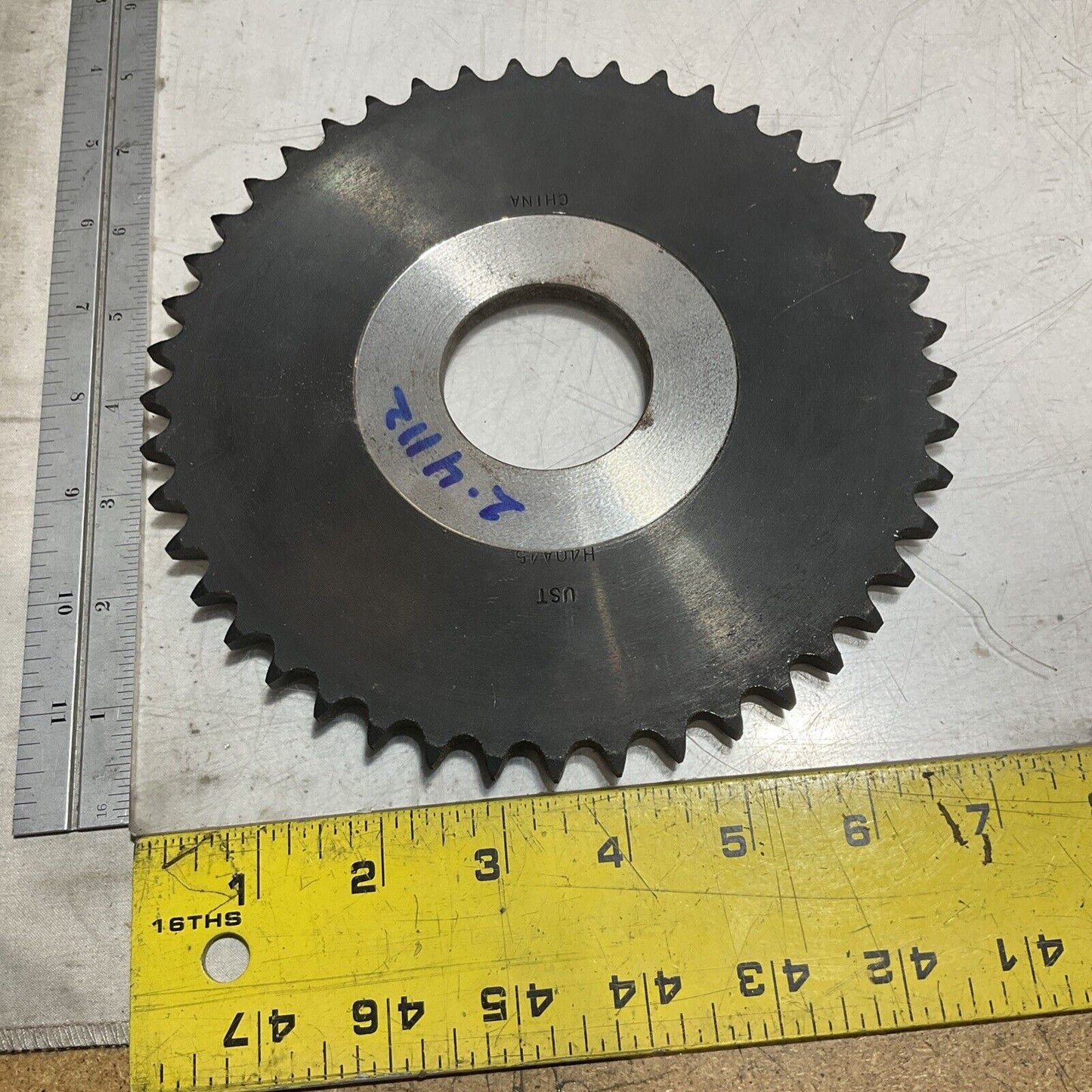 TSUBAKI H40A45 PLAIN BORE TYPE A SINGLE PITCH ROLLER CHAIN SPROCKET QTY2 U3S