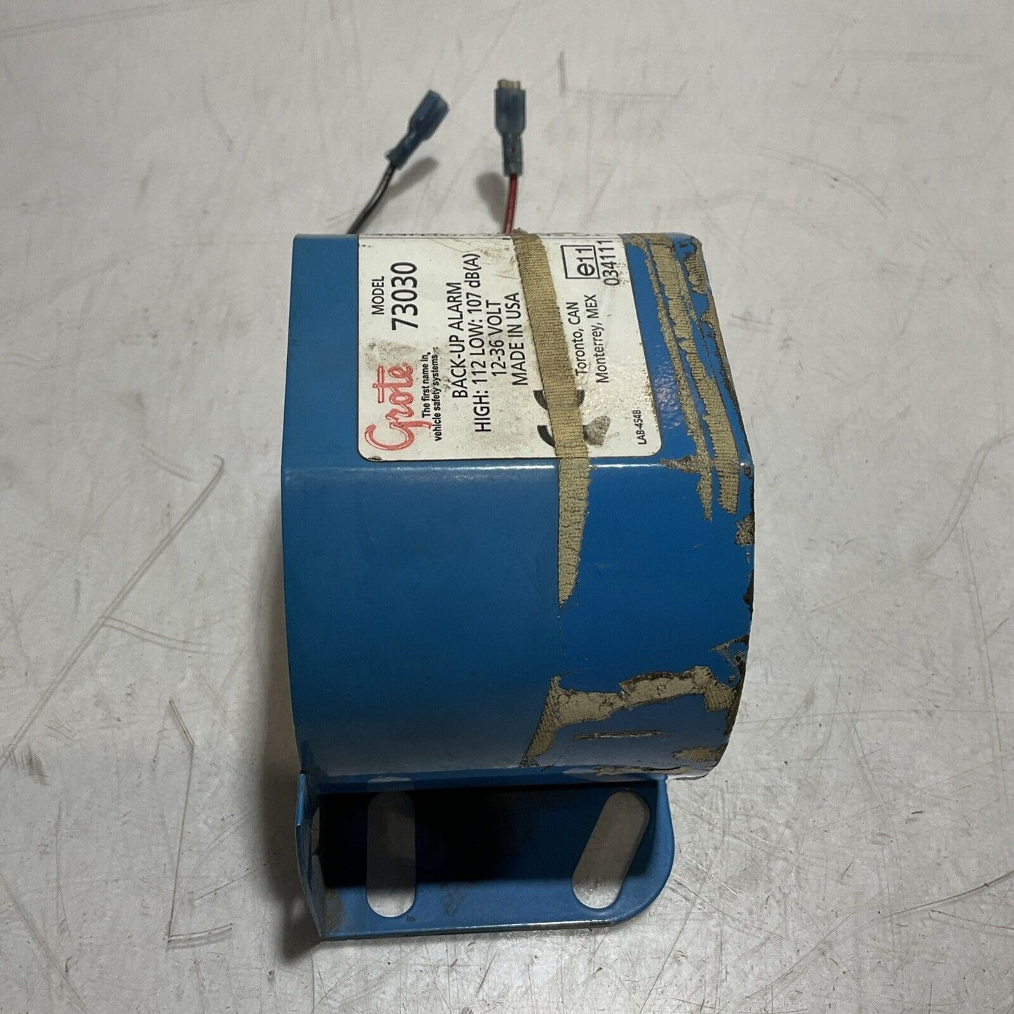 GROTE INDUSTRIES 73030 STANDARD TONE BACK UP ALARM REVERSE MOUNTED 222