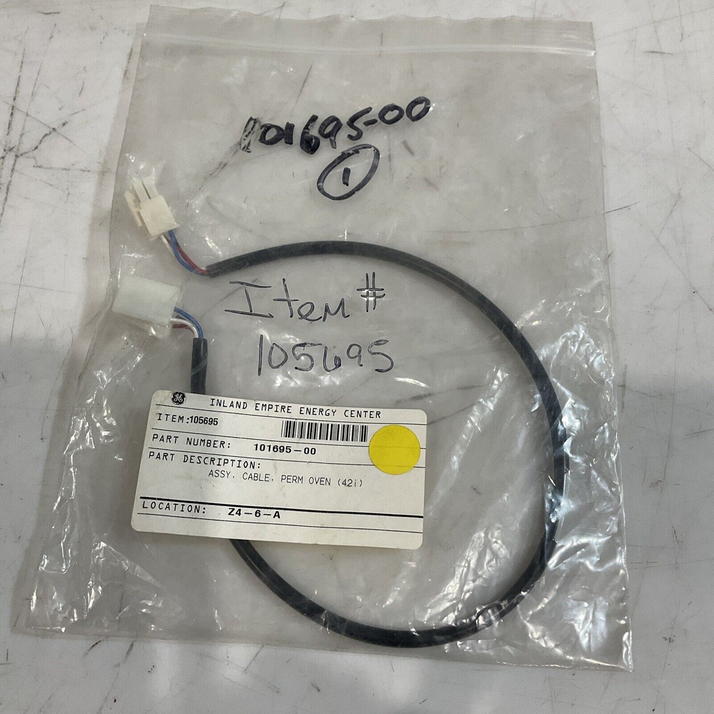 GENERAL ELECTRIC 101695-00 - 105695 CABLE ASSEMBLY U3S
