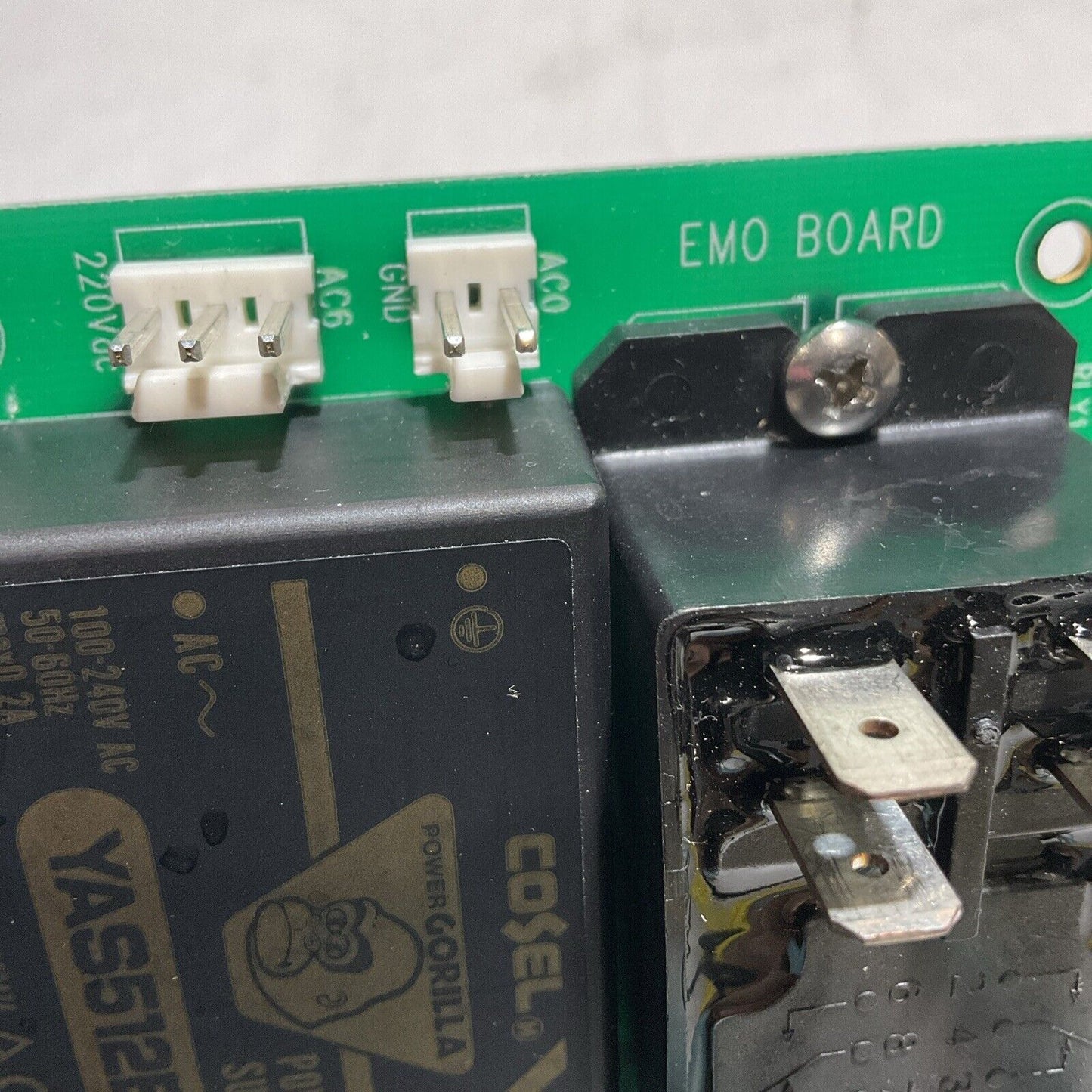 COSEL YAS512E 00832-4004-001 EMO CIRCUIT BOARD ASSEMBLY POWER SUPPLY 240V U3S
