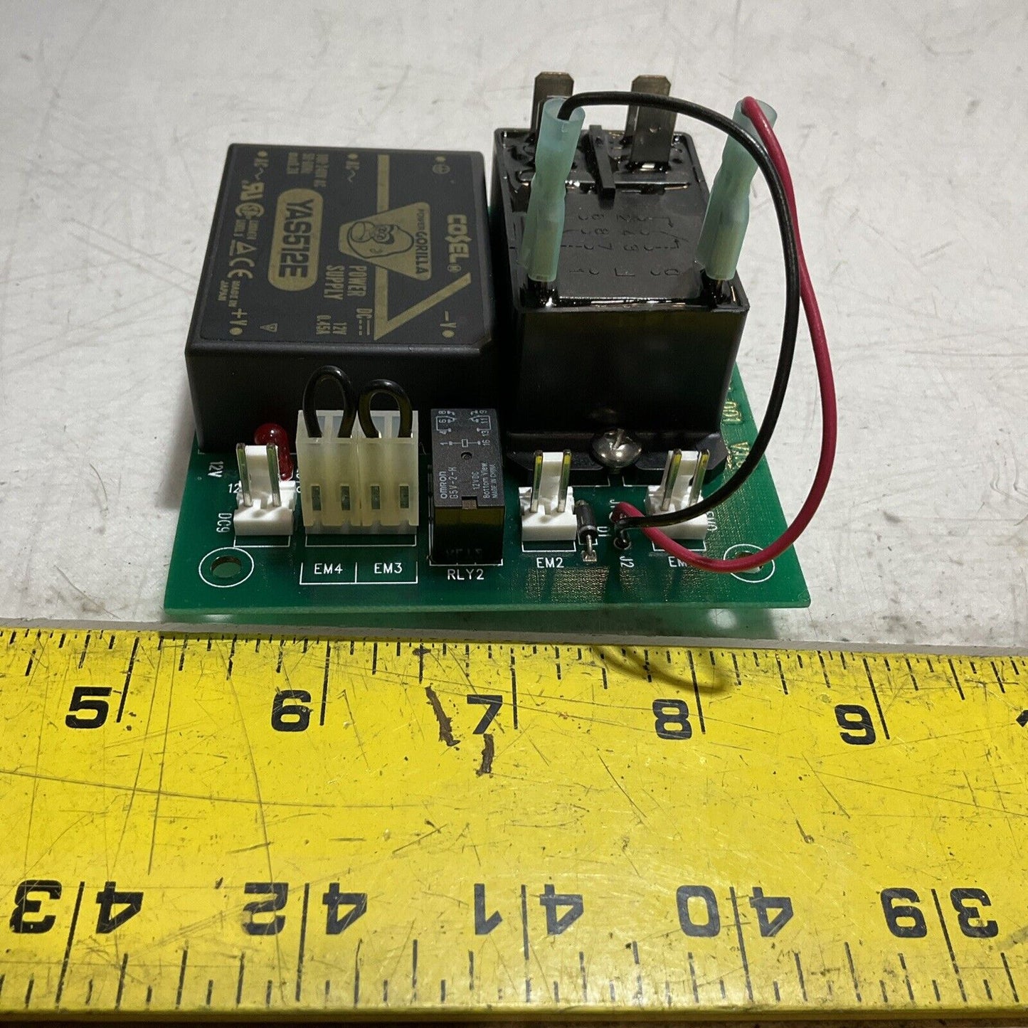COSEL YAS512E 00832-4004-001 EMO CIRCUIT BOARD ASSEMBLY POWER SUPPLY 240V U3S