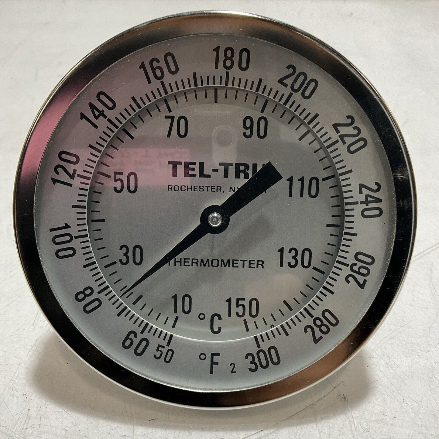 TEL-TRU 2275101 Z2059-0103 50-300 DEGREE °F 10-150DEGREE °C THERMOMETER U3S