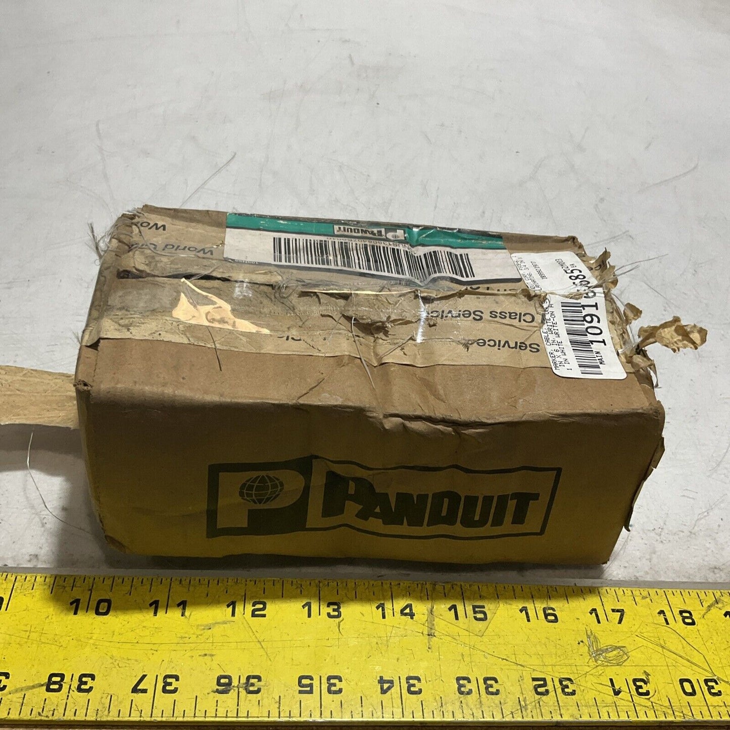 PANDUIT PSCB-6Y SELF-LAM CABLE MARKER BOOK WRITE-ON AREA 1 IN X 6 IN QTY10 678