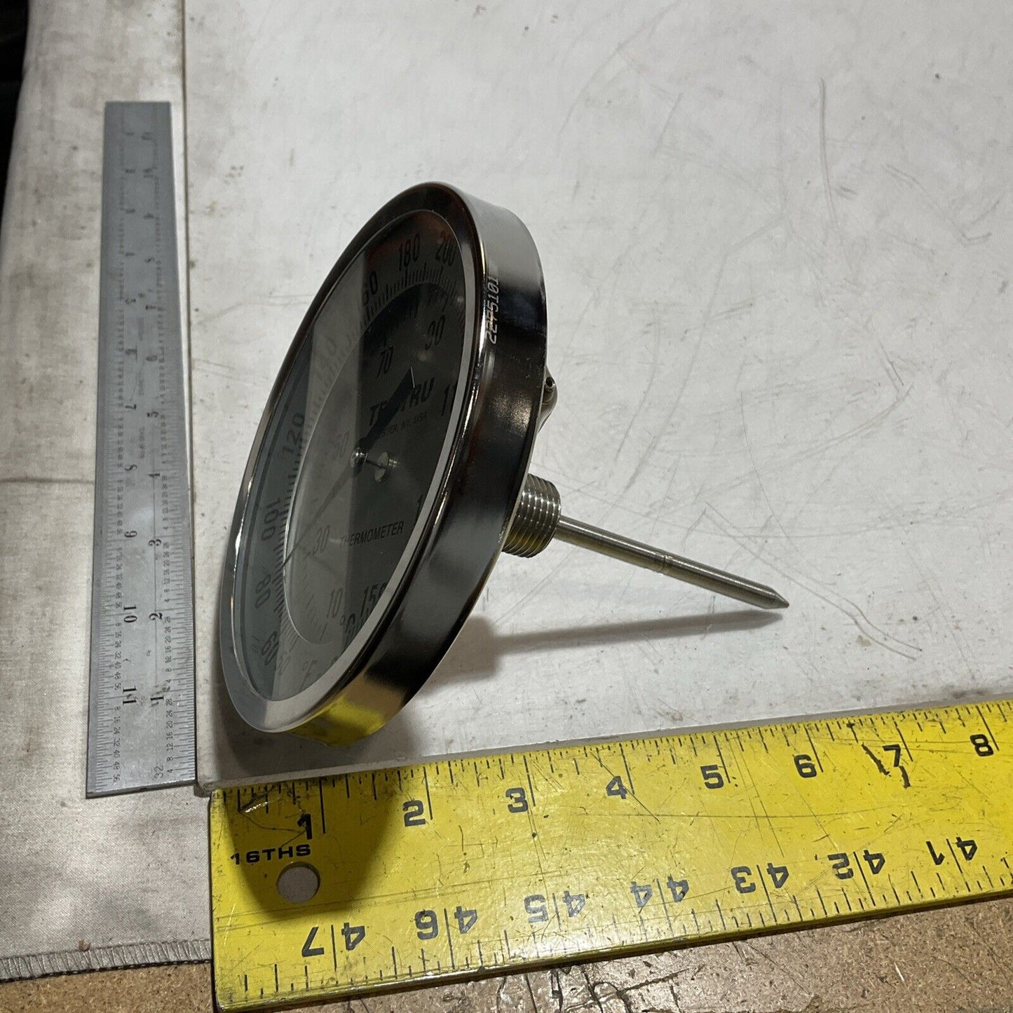 TEL-TRU 2275101 Z2059-0103 50-300 DEGREE °F 10-150DEGREE °C THERMOMETER U3S