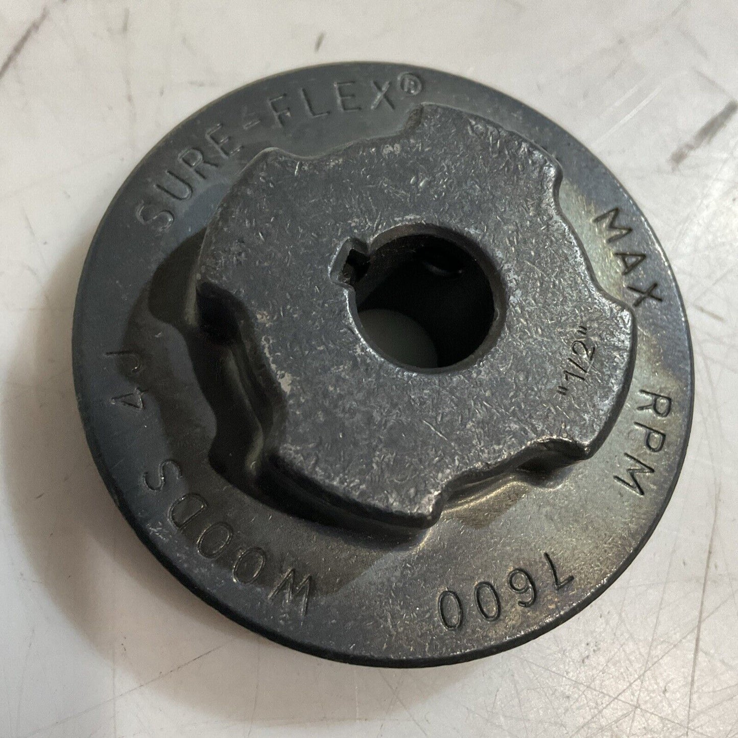 TB WOODS 4J12 SLEEVE COUPLING FLANGE SPACER SIZE-4 7.600RPM MAX 222-U3S