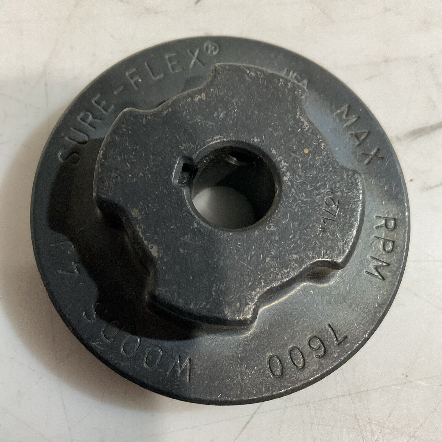 TB WOODS 4J12 SLEEVE COUPLING FLANGE SPACER SIZE-4 7.600RPM MAX 222-U3S