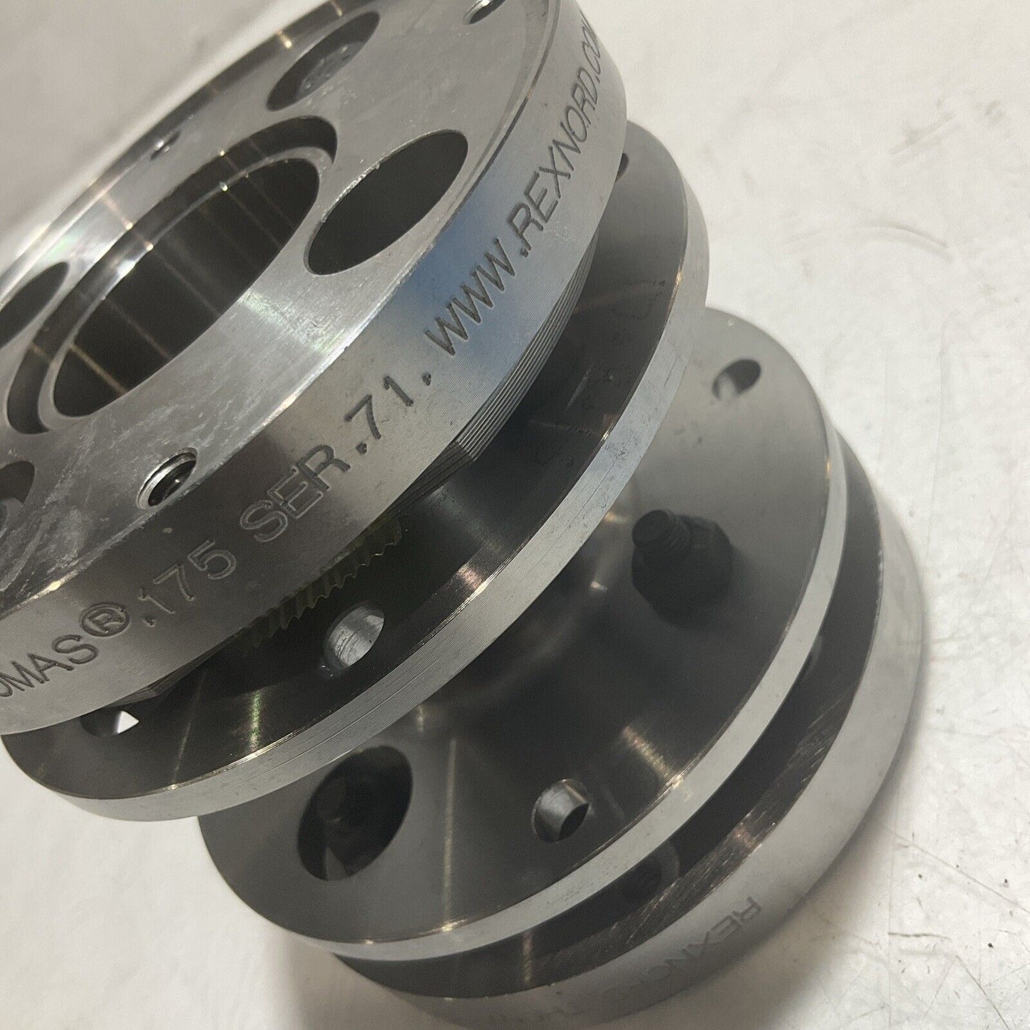 REXNORD THOMAS SR71 375 STL 218484 SET BOLT DICS COUPLING SERIES 71 U3S