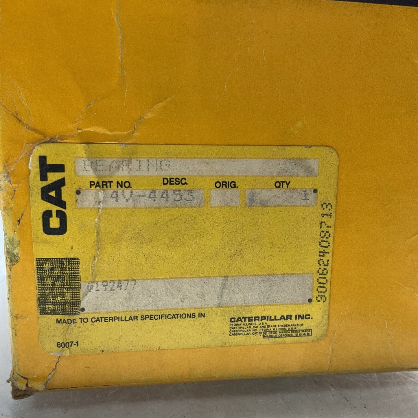 CATERPILLAR 4V4453B BEARING SLEEVE U3S
