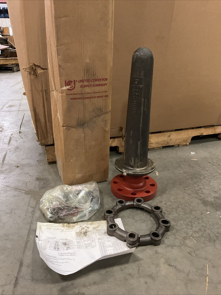UNITED CONVEYOR 4003-141-0-1-00-000 FIXED FLANGED NOZZLE