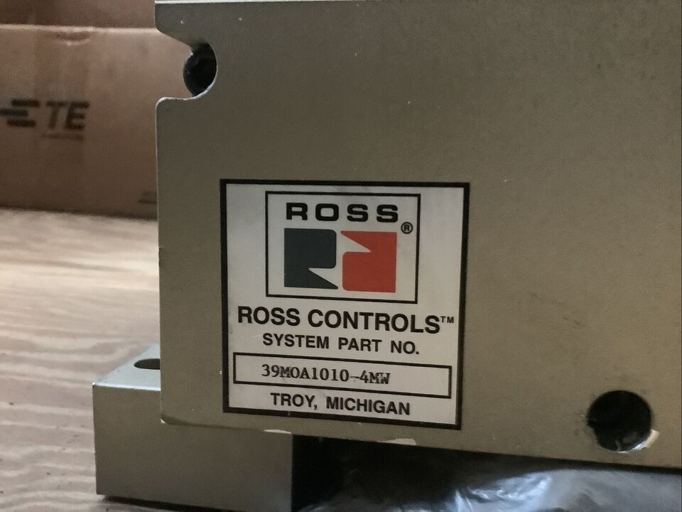 ROSS 39M0A1010-4MW VALVE ASSEMBLY 2773A7968 8476C4362 S2783A8924 2771A7940-4MW