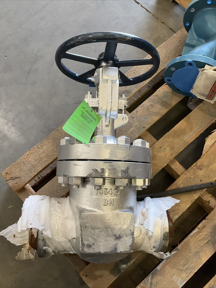 POWELL 600 4 WCB C2CH12 B16.34 Cl 600 76 1/2U GATE VALVE 1480 PSI