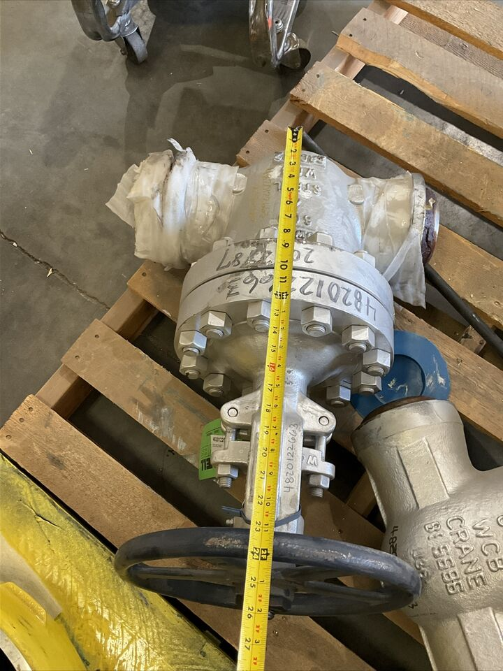 POWELL 600 4 WCB C2CH12 B16.34 Cl 600 76 1/2U GATE VALVE 1480 PSI