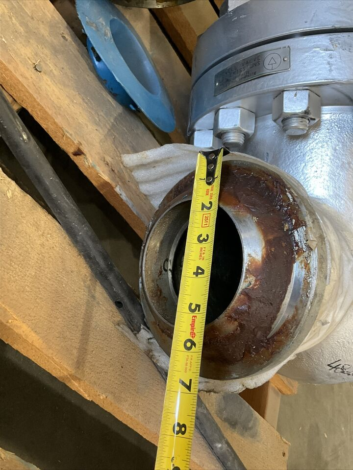 POWELL 600 4 WCB C2CH12 B16.34 Cl 600 76 1/2U GATE VALVE 1480 PSI